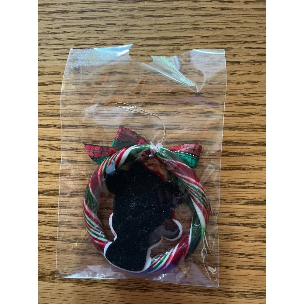 Disney Holiday Candy Wreath Ornament Set 5 Mickey Minnie Pluto Goofy Donald16226